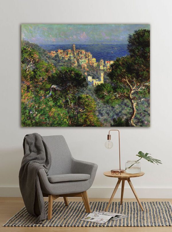 Πίνακας σε καμβά Διάσημοι Ζωγράφοι "Monet View of Bordighiera"