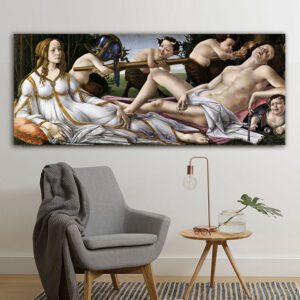 Πίνακας σε καμβά Διάσημοι Ζωγράφοι "Sandro Botticelli Venus and Mars"