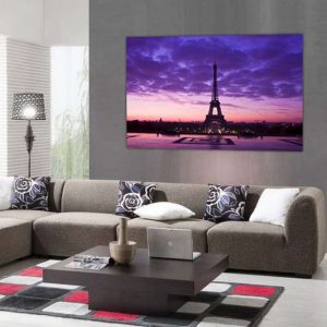 Πίνακας σε καμβά Ορθογώνιος "Παρίσι πύργος του Άιφελ"