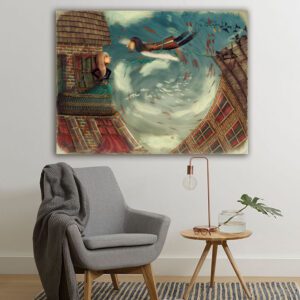 Πίνακας σε καμβά Ορθογώνιος "Ζευγάρι"