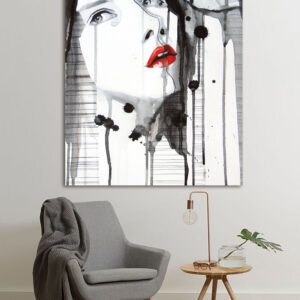 Πίνακας σε καμβά Ορθογώνιος "Γυναικεία φιγούρα"