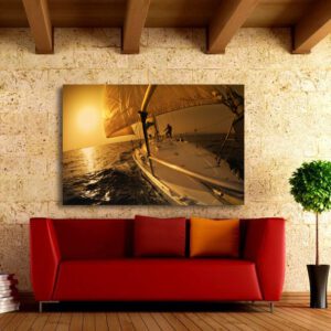 Πίνακας σε καμβά Ορθογώνιος "Ιστιοπλοΐα"