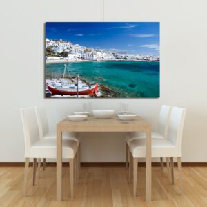 Πίνακας σε καμβά Ορθογώνιος "Ελληνικό νησί"