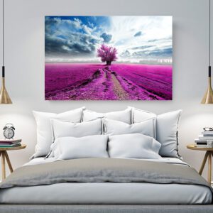 Πίνακας σε καμβά Ορθογώνιος "Φωτισμένη πόλη"