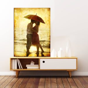 Πίνακας σε καμβά Ορθογώνιος "Ζευγάρι"