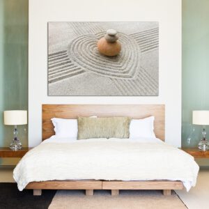 Πίνακας σε καμβά Ορθογώνιος "Zen garden"