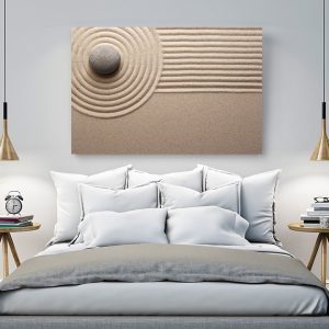 Πίνακας σε καμβά Ορθογώνιος "Zen garden"