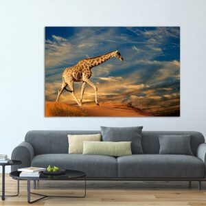 Πίνακας σε καμβά Ορθογώνιος "Καμηλοπάρδαλη"