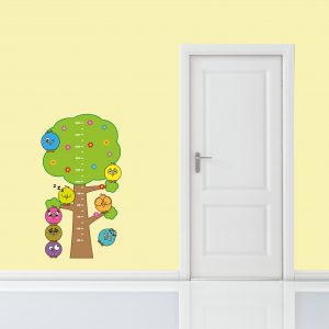 Παιδικό αυτοκόλλητο Unisex/Διάφορα "Μεζούρα ύψους δέντρο"