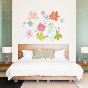 Αυτοκόλλητο τοίχου Διάφορα "Floral σύνθεση"
