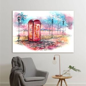 Πίνακας σε καμβά ορθογώνιος "Abstract"