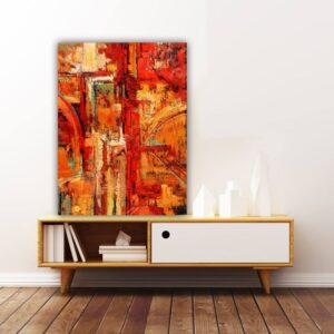 Πίνακας σε καμβά ορθογώνιος "Abstract"