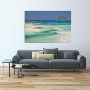 Πίνακας σε καμβά ορθογώνιος "Μπάλος, Κρήτη"