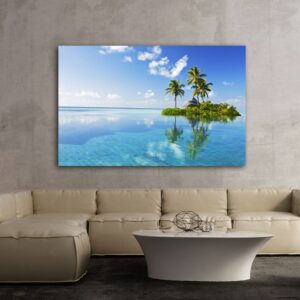 Πίνακας σε καμβά ορθογώνιος "Tropical paradise"