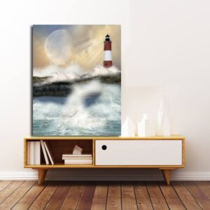 Πίνακας σε καμβά ορθογώνιος "Φάρος"