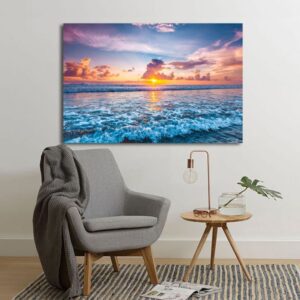 Πίνακας σε καμβά ορθογώνιος "ocean wave"