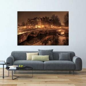 Πίνακας σε καμβά ορθογώνιος "Amsterdam"