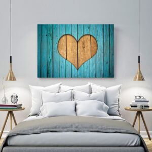 Πίνακας σε καμβά ορθογώνιος "Καρδιά"