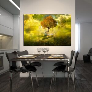 Πίνακας σε καμβά ορθογώνιος "Abstract"