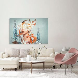 Πίνακας σε καμβά, Γυναίκα