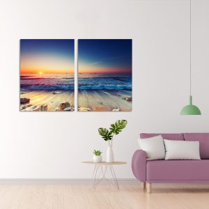 Πίνακας σε καμβά, Modern art, seaside scenery