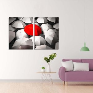 Πίνακας σε καμβά, The "Red" Umbrella