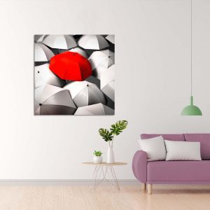 Πίνακας σε καμβά, The "Red" Umbrella